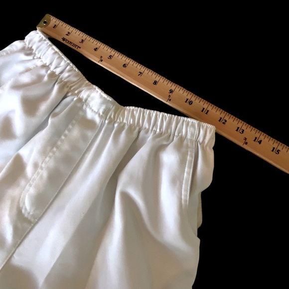 ALIA Pants White Elastic High Waist Comfortable Size 8 - Picture 5 of 8